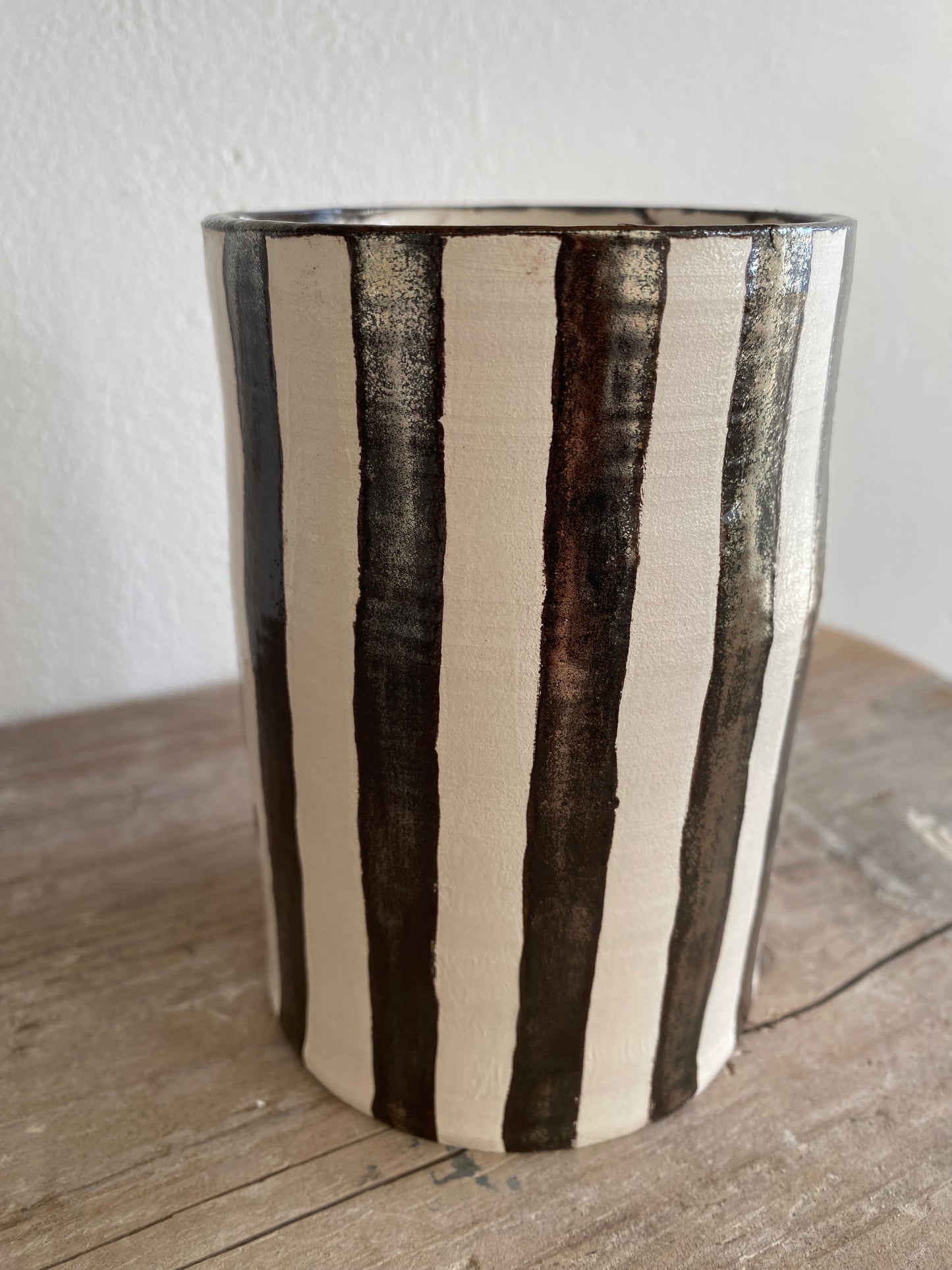 Chrome Angel Vase