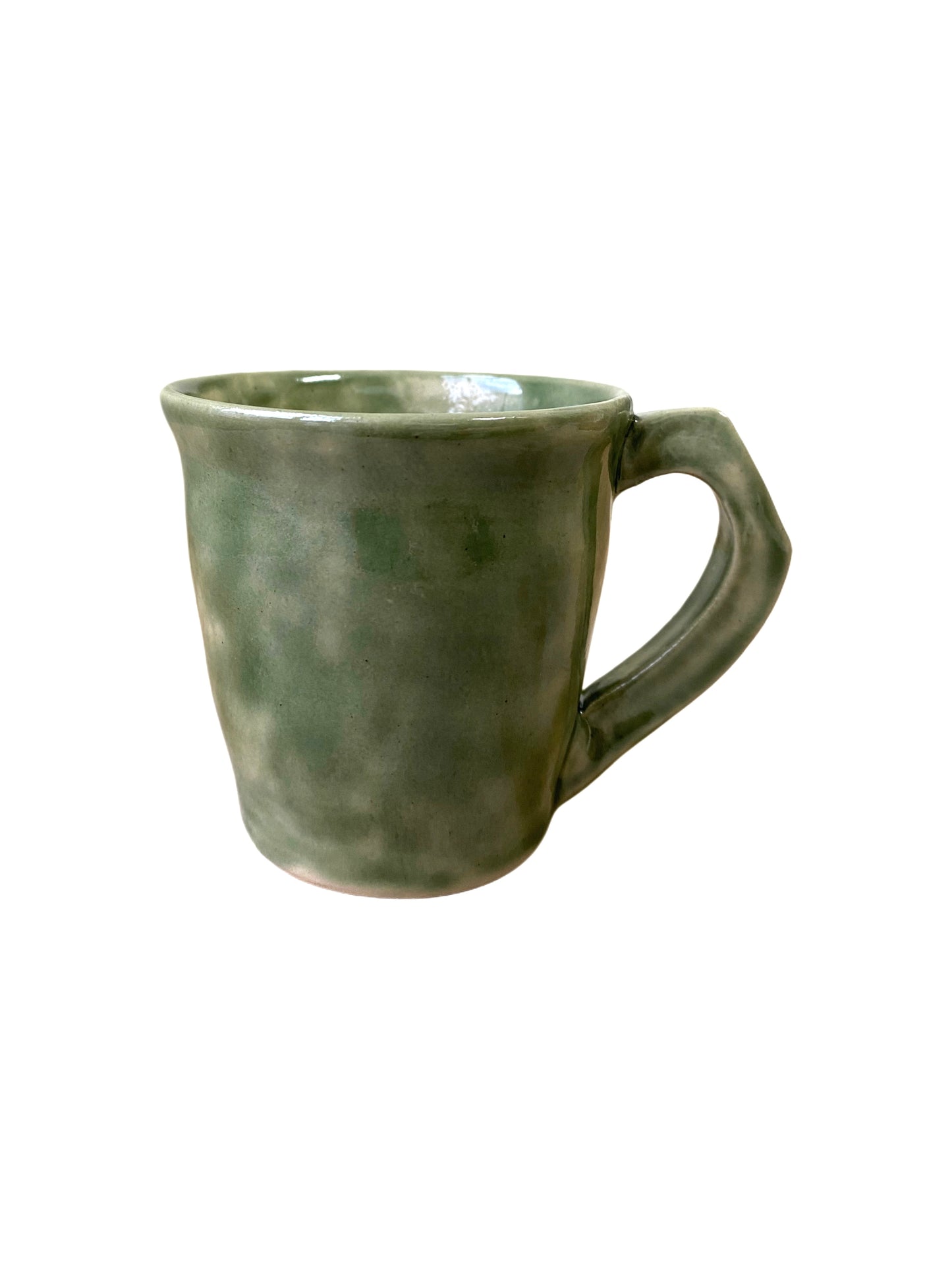 Angel in Gold and Green - Large Coffee Cup