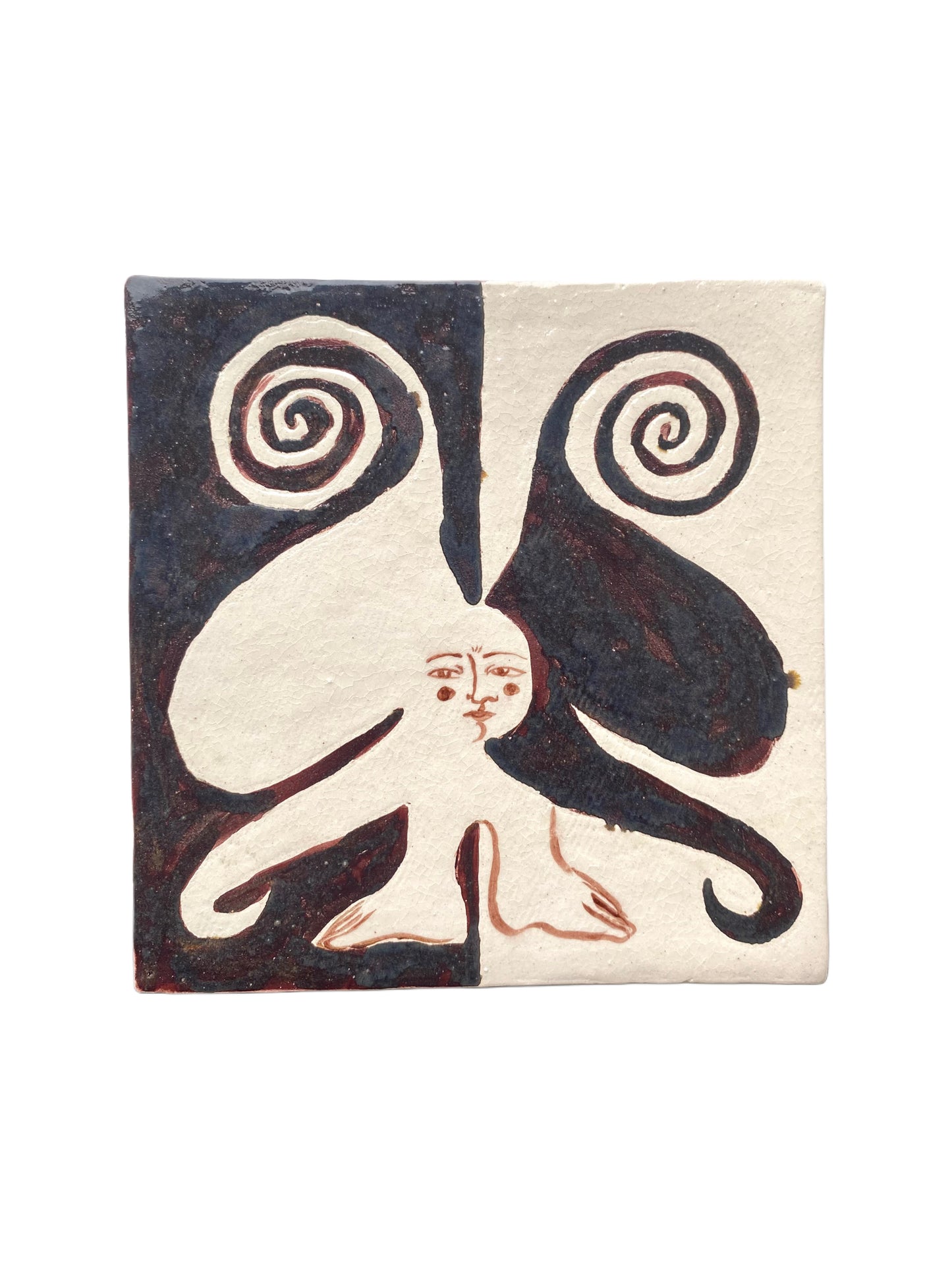 Angel in Dark Purple - Ceramic Tile