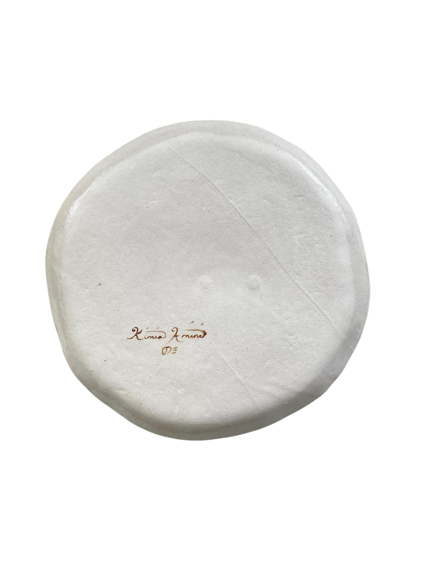 Angel Plate - Green and White