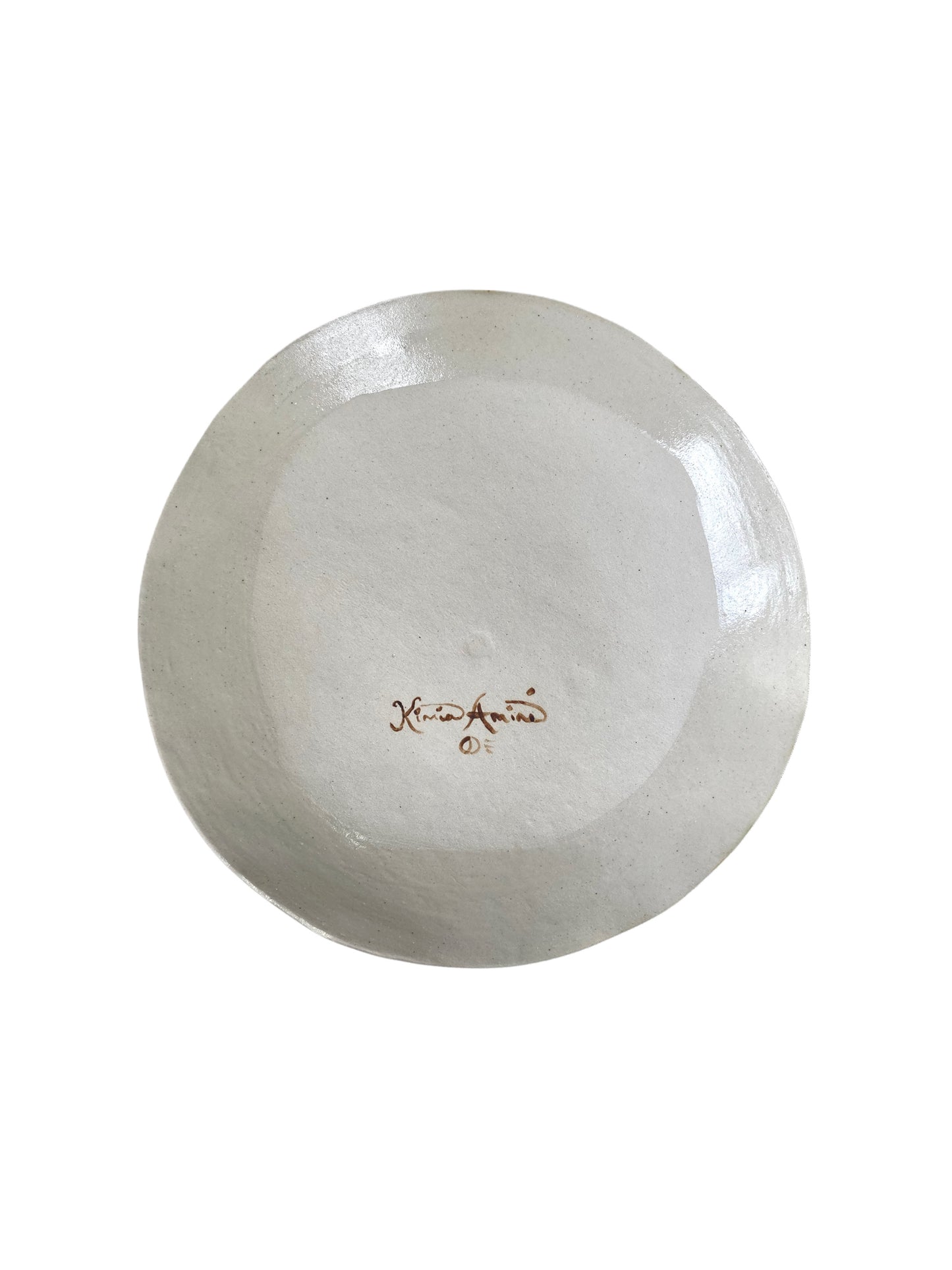 Angel Plate - Green and White