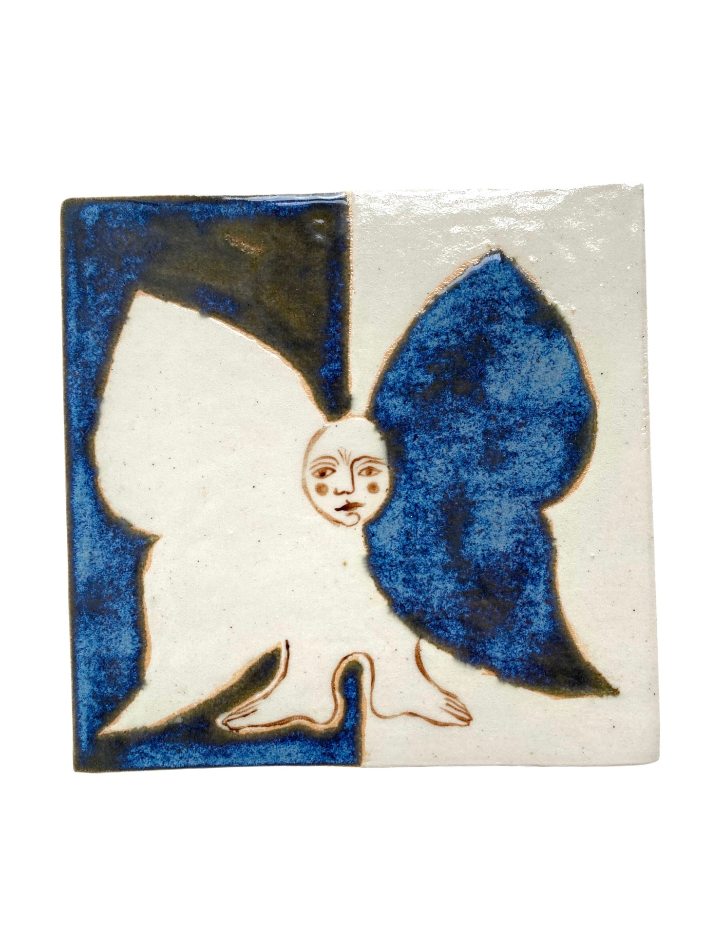 Angel in Black Shadow - Ceramic Tile