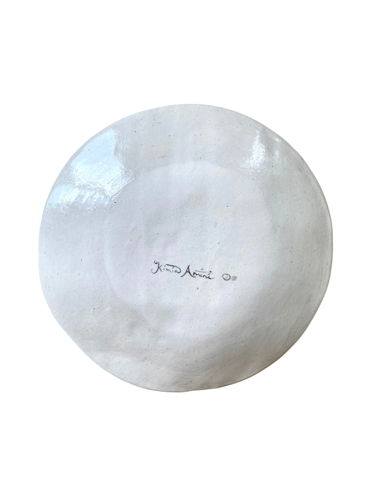 Angel Plate - Brown and Blue