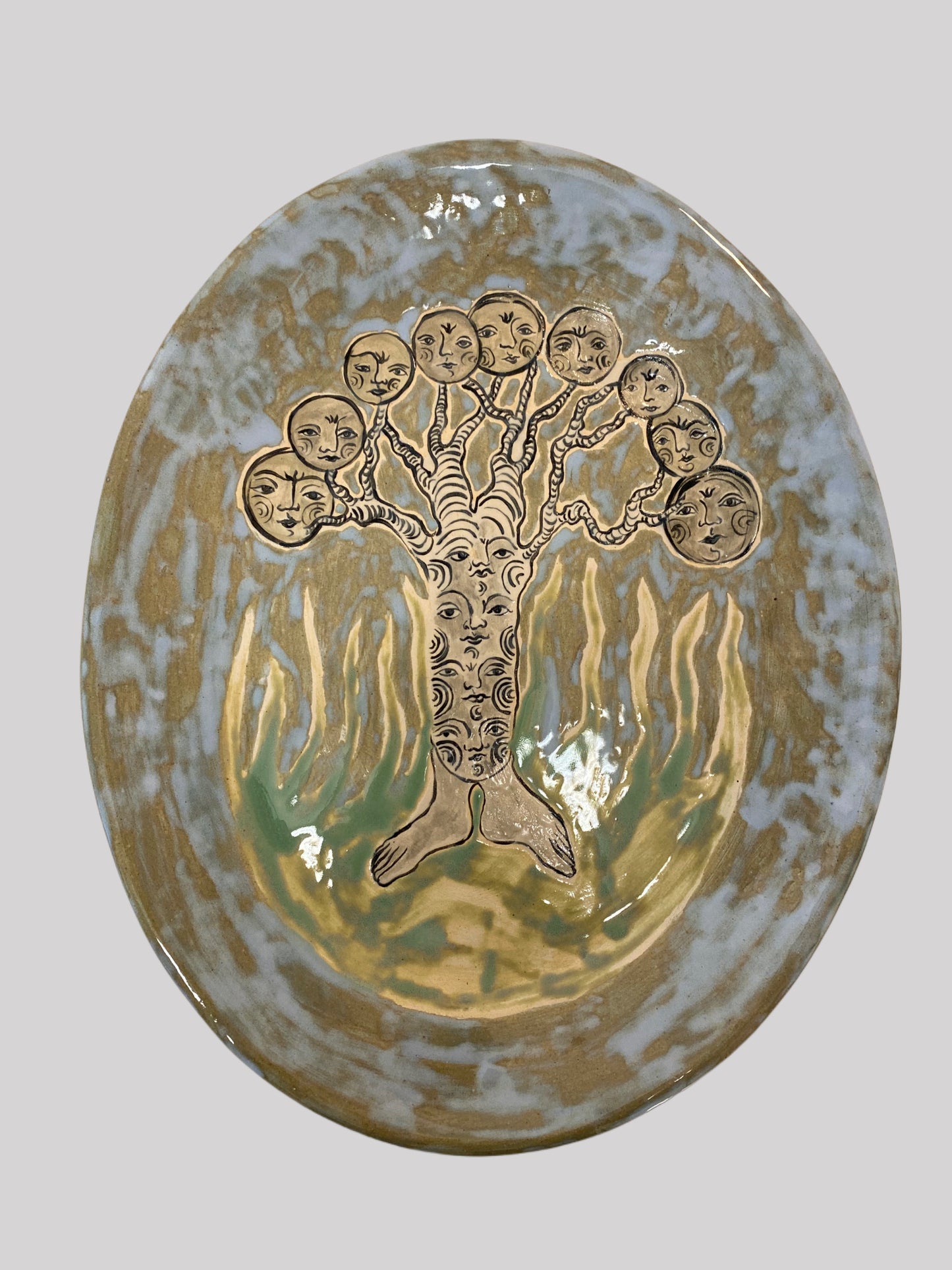The Marsh Spirit Oval Platter