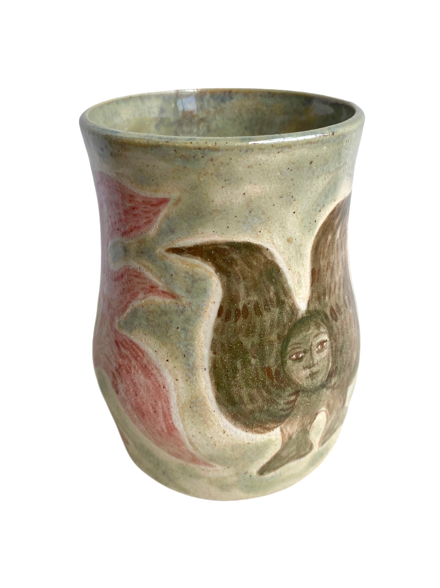 Small Angel Trio Vase