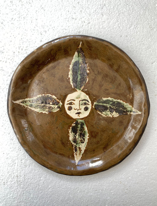 Leaf Plate in Brown