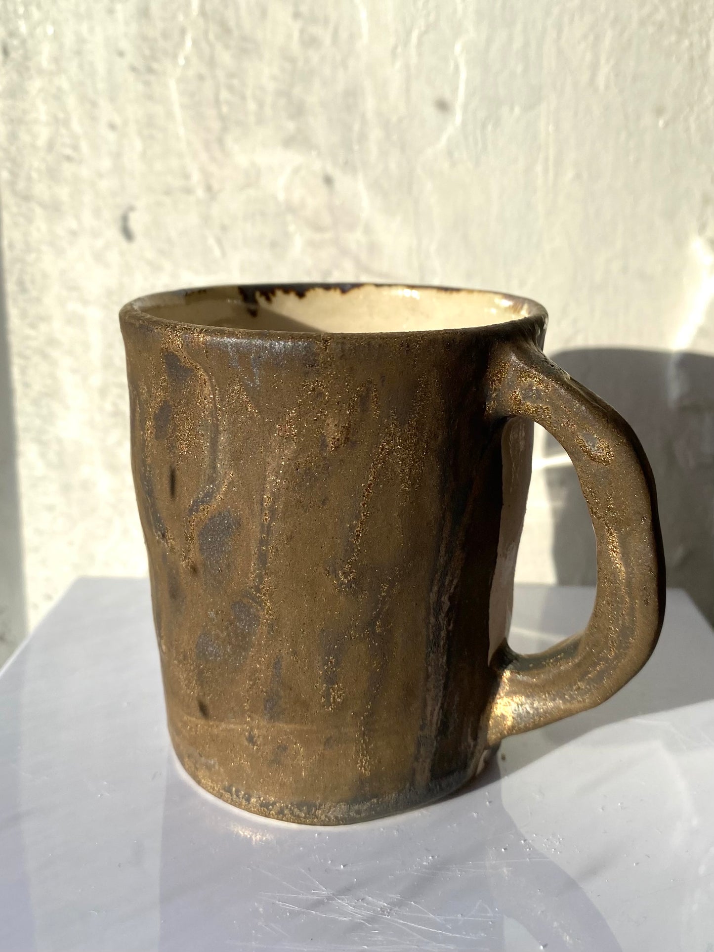 Angel in Gold and White - Medium Coffee Cup