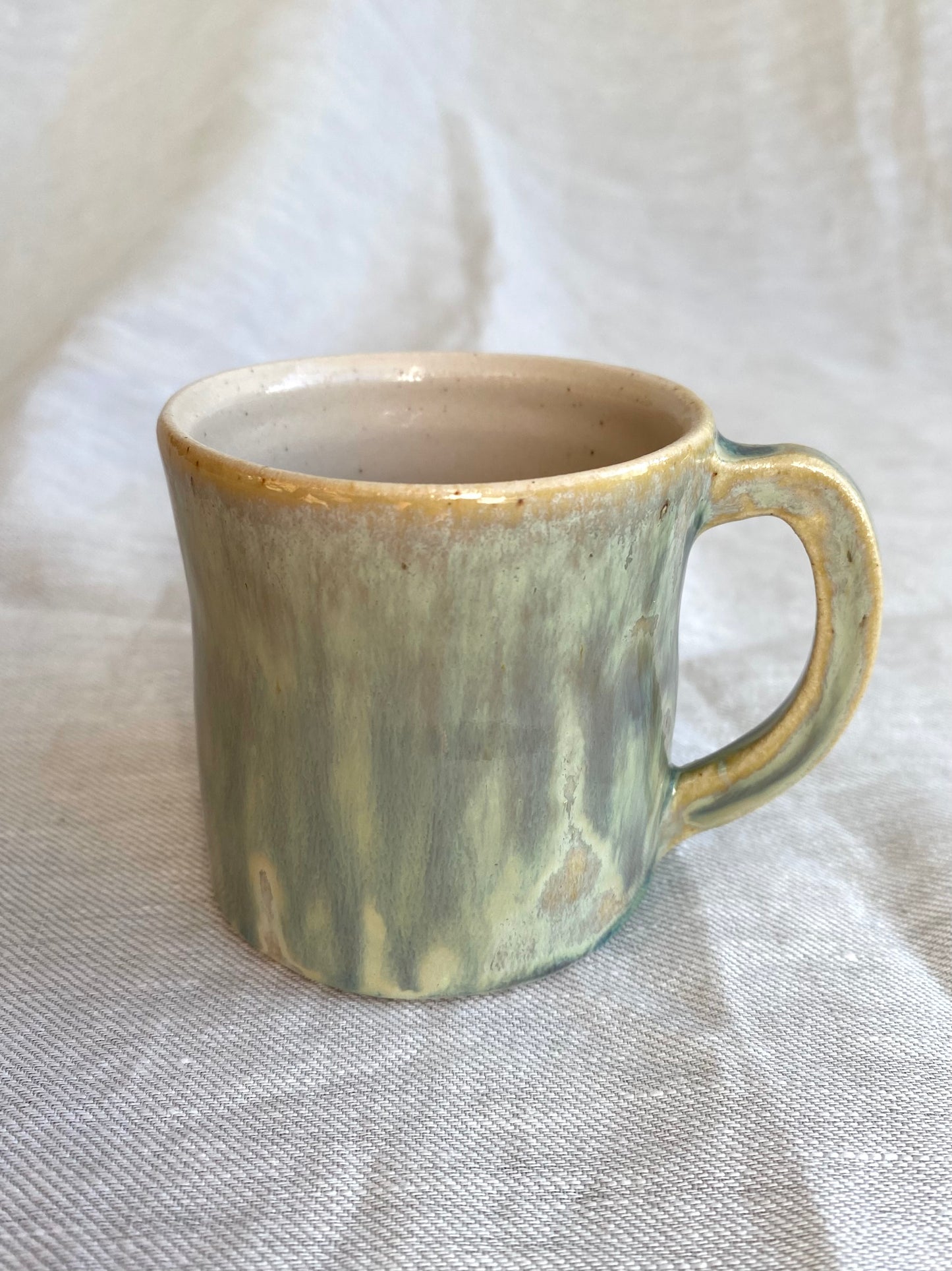 Angel in Soft Blue and White - Medium Coffee Cup