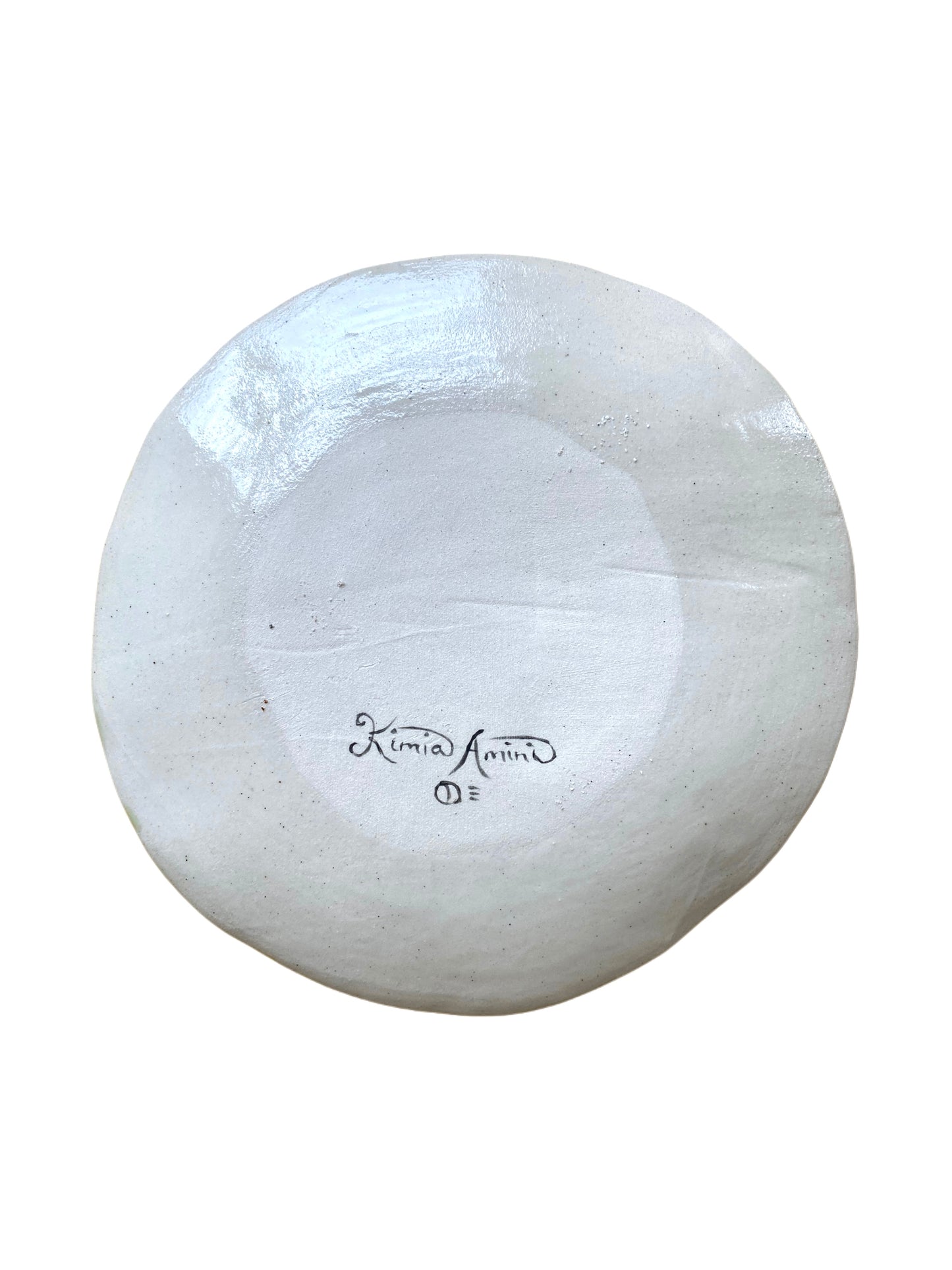 Angel Plate - Blue and Green