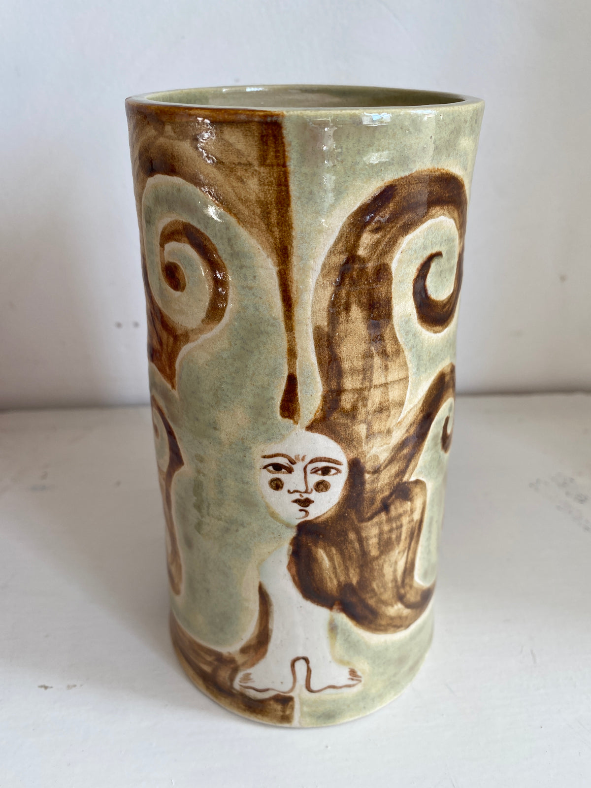 Large Angel Vase