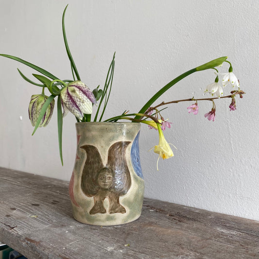 Small Angel Trio Vase