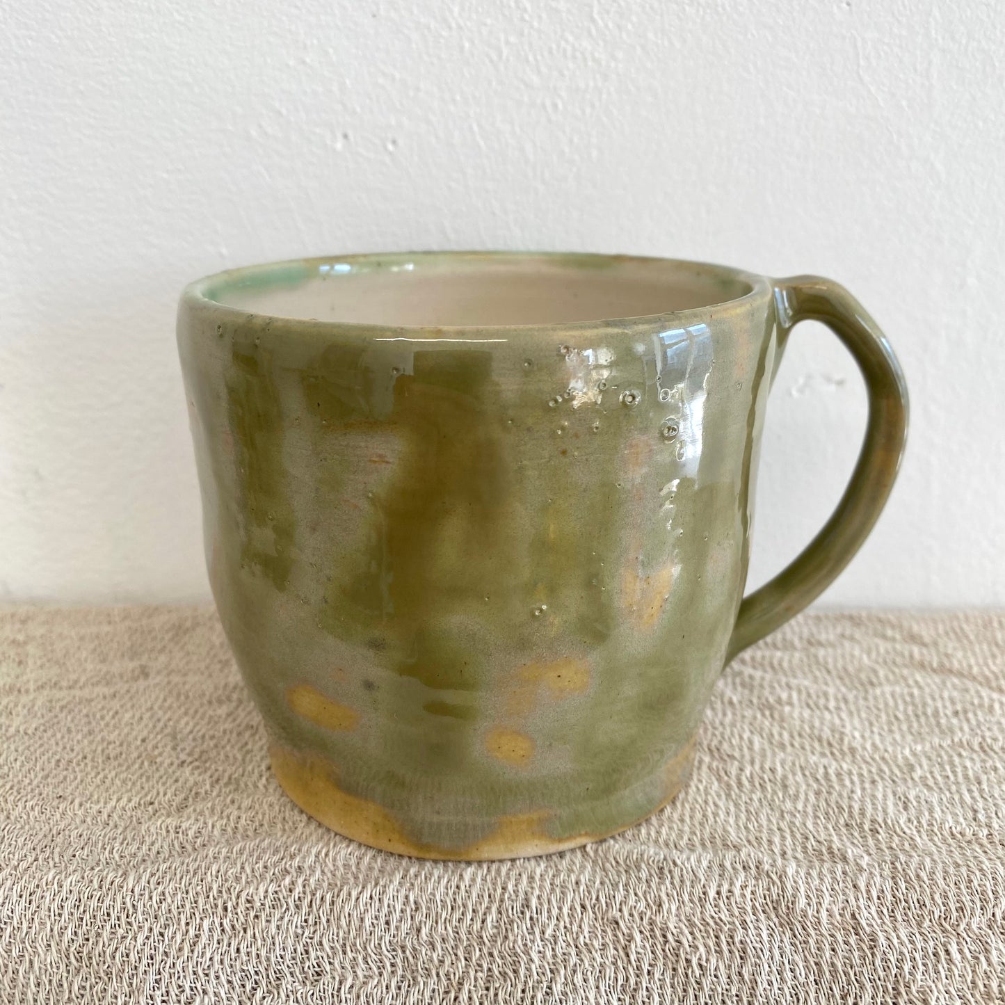 Angel in Blue and Green - Large Mug