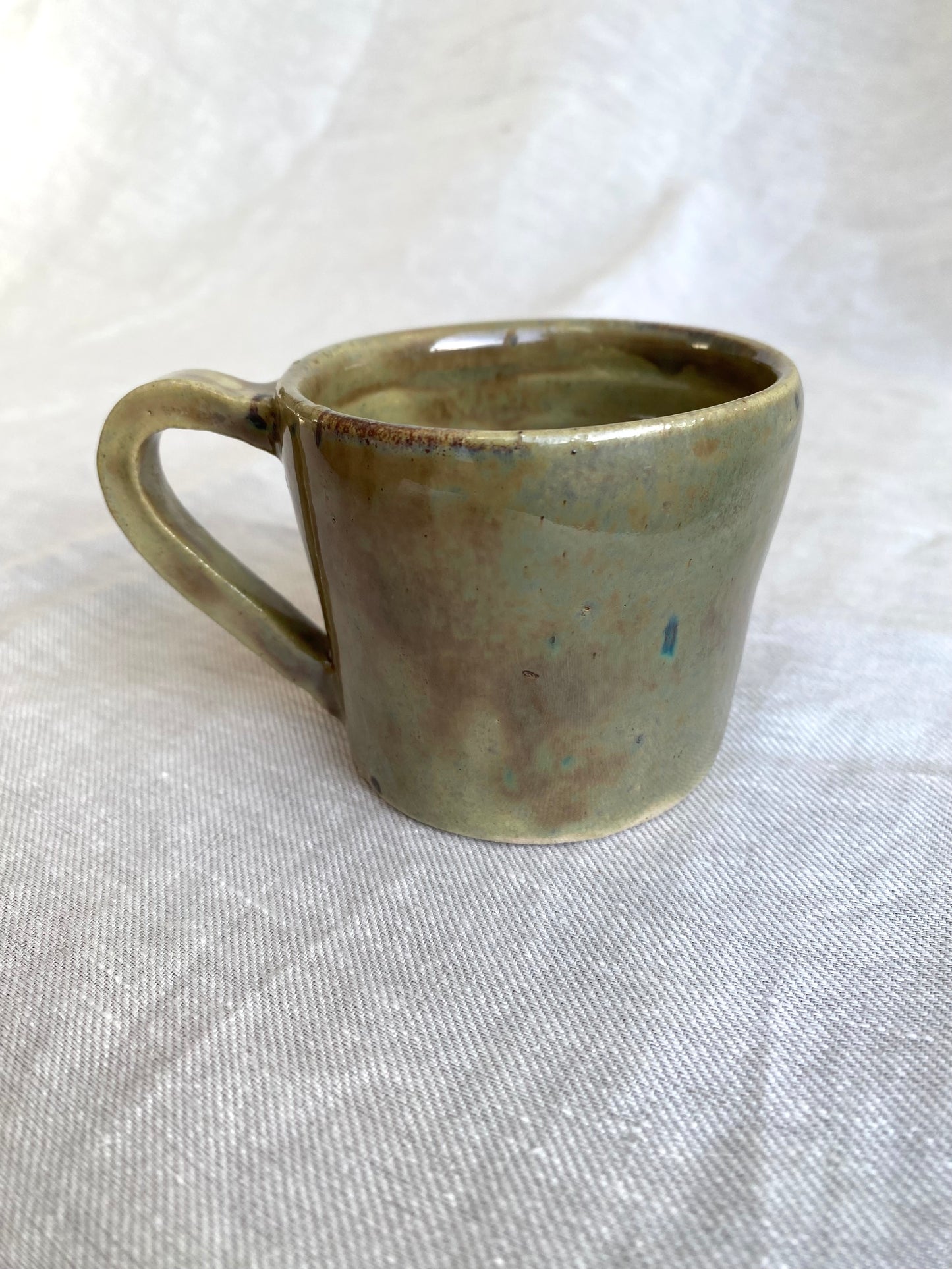 Angel in Soft Greens - Medium Coffee Cup