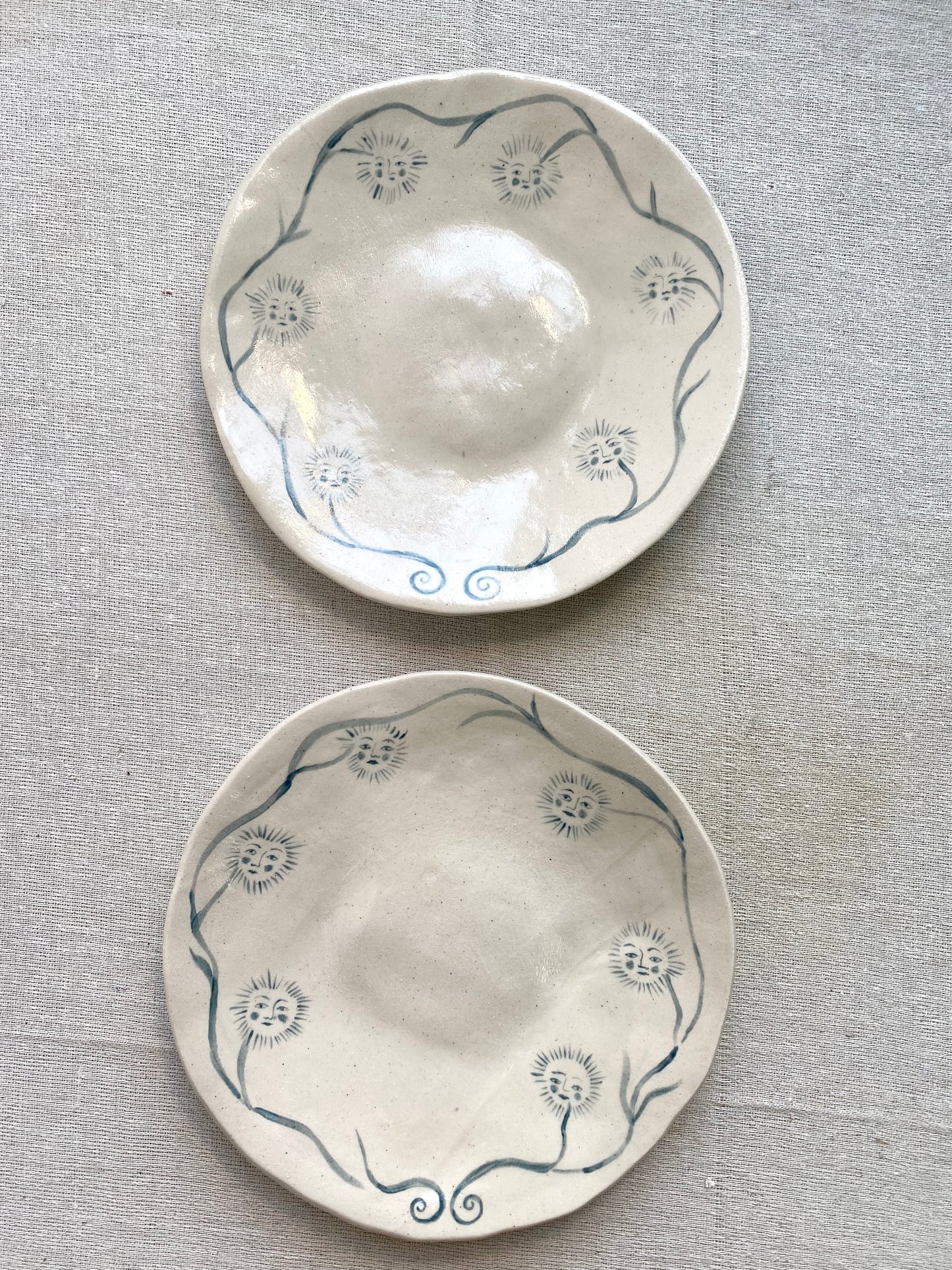 Dandelion Plates - Pair